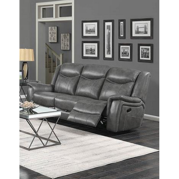 Latitude Run® Erico 87.5'' Pillow Top Arm Reclining Sofa Wayfair